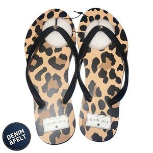 Kate Spade Women’s Cheetah/Animal Print Summer Flip Flop/Thong | NEW/NWT!! ♠️🖤